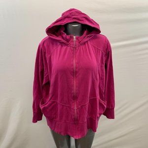 Active Zone Women's Long Sleeve Pink Hooded